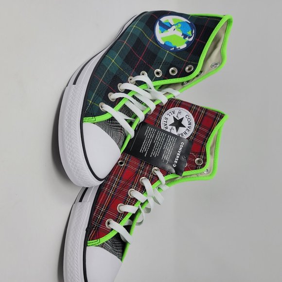 Chuck Taylor All Star High 'World Peace - Green - Picture 2 of 4